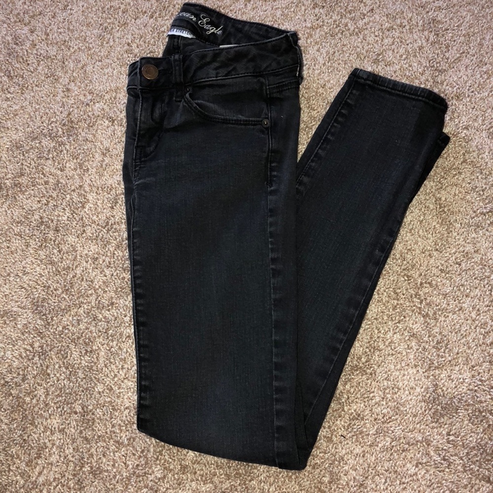 Black American eagle jeans ‼️